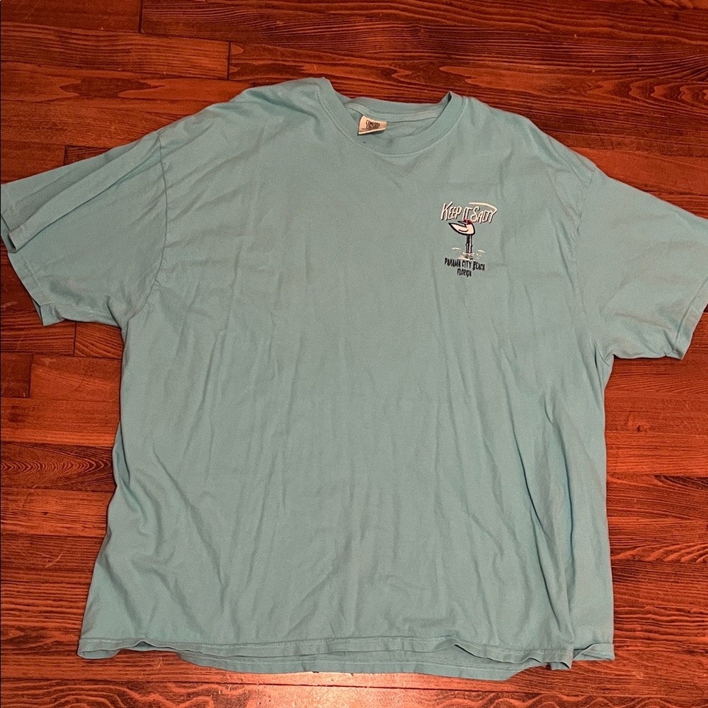Comfort Colors Keep It Salty Aqua Short Sleeve Tee